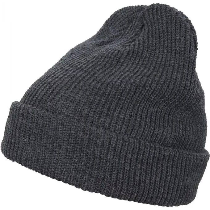 Flexfit - Long Knit Beanie darkgrey one size Beanie Muts - Grijs
