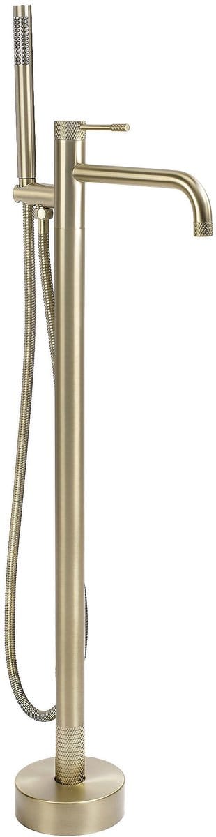 Rea - Venti - Vrijstaande Badmengkraan - Geborsteld Goud - 26x16x115cm