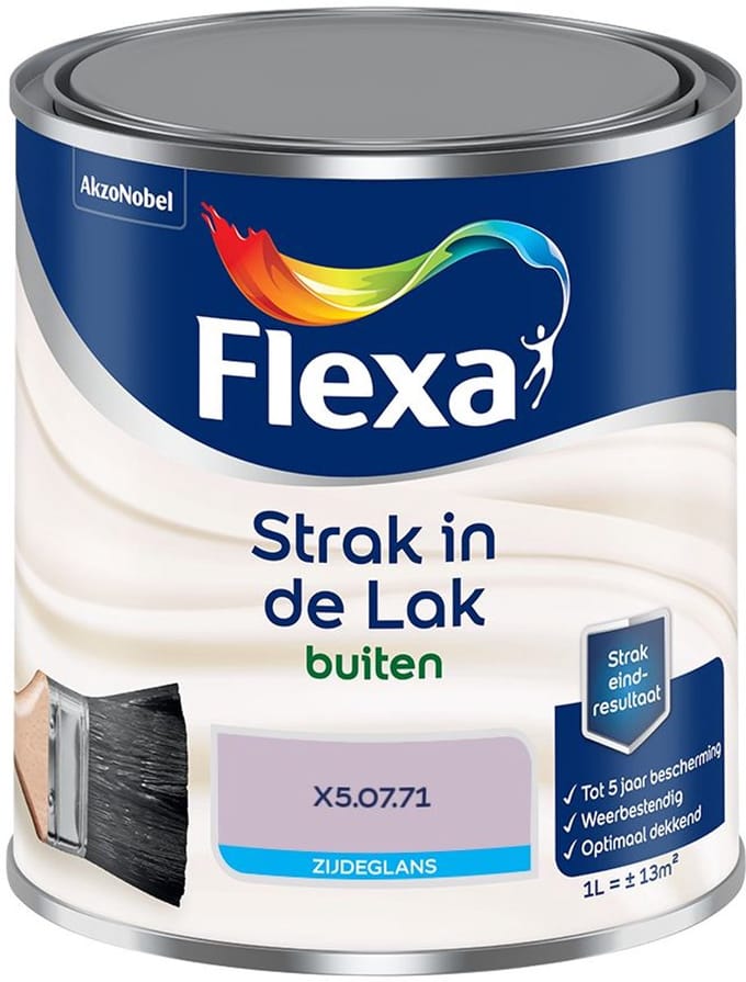 Flexa - Strak In De Lak Buitenlak Zijdeglans - X5.07.71 - Mengverf - 1 L