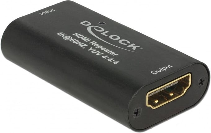 HDMI repeater - versie 2.0 (4K 60Hz HDR) - 20m in / 10m uit