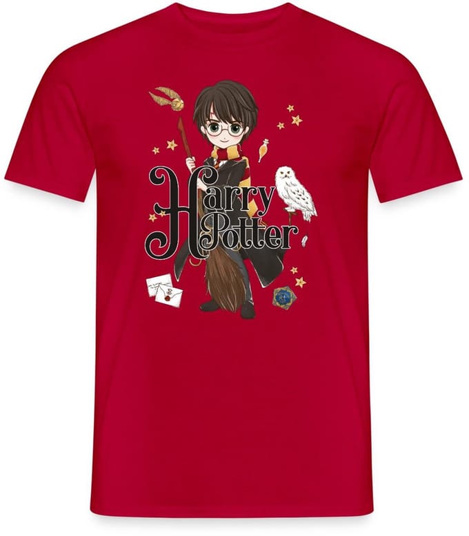 Harry Potter Onderdelen T-Shirt Heren
