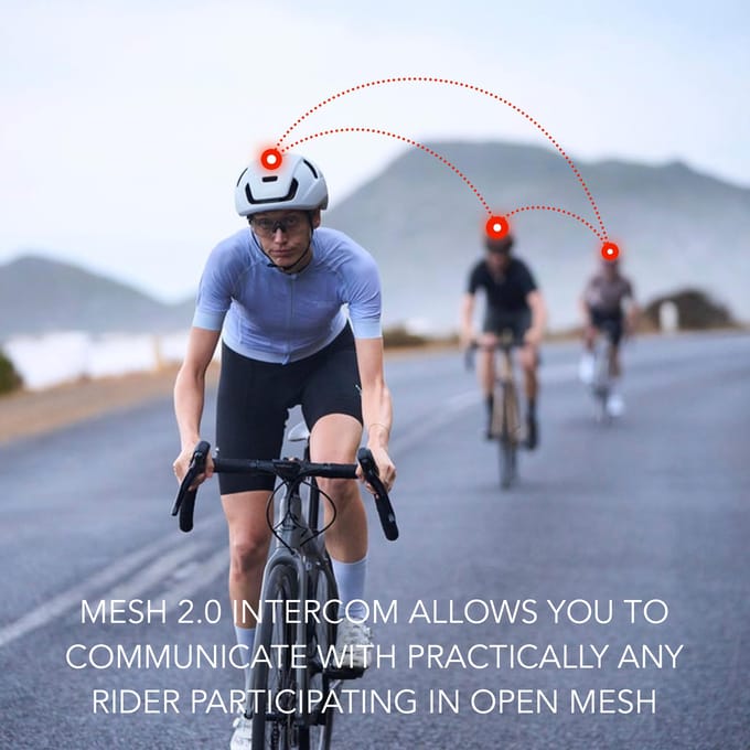 Sena S1 Smart Cycling Helm mat wit maat L
