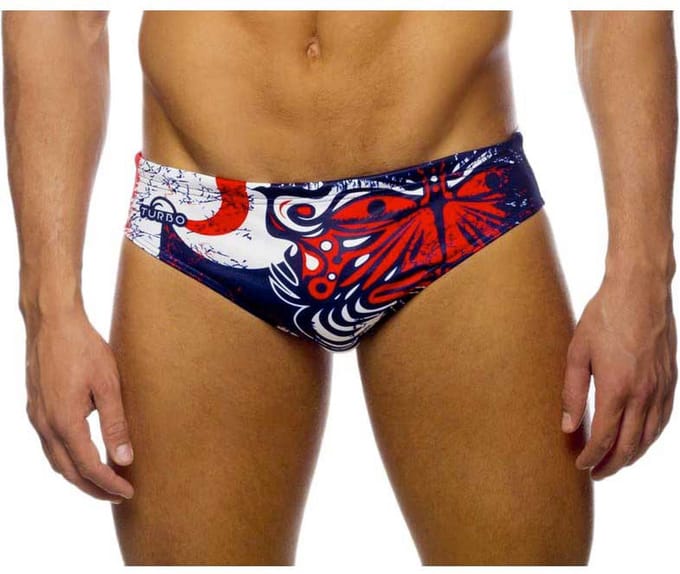 Turbo Maori Flags Zwemslip Rood 4XL Man