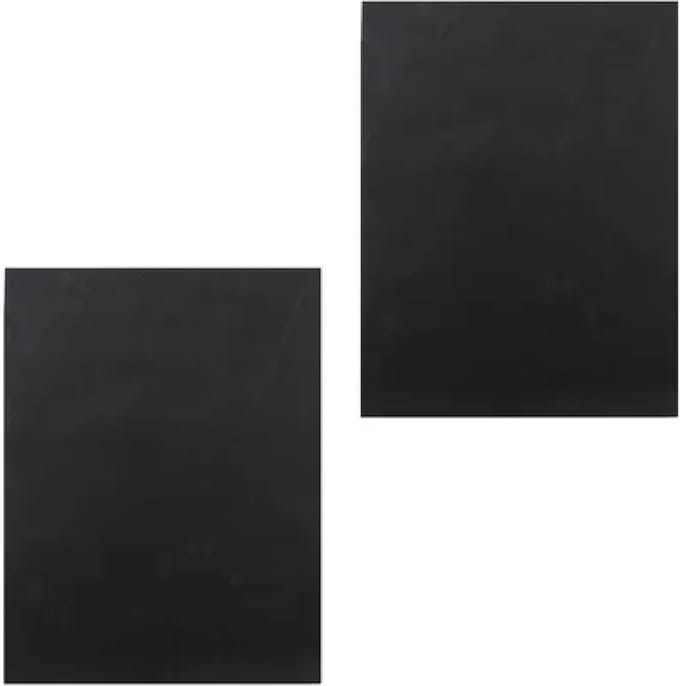LIVWISE - SET VAN 2 PREMIUM GRILLMATTEN ZWART 40X33CM