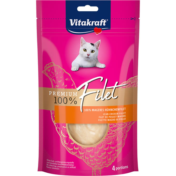 Vitakraft Premium kattensnack - Kip filets - 54 gram