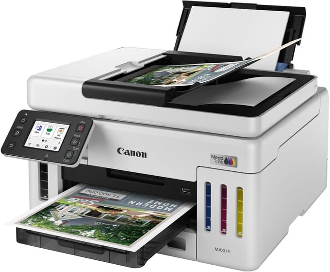 Canon Maxify Gx6140 3-In-1 Multifunctionele Print- En Faxapparaat Met Wifi-Ondersteuning