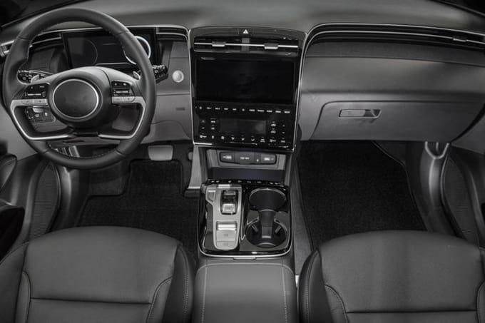 Tapis de sol - J&J Automotive - Premium Noir - Velours - Imperméable - 2 pièces