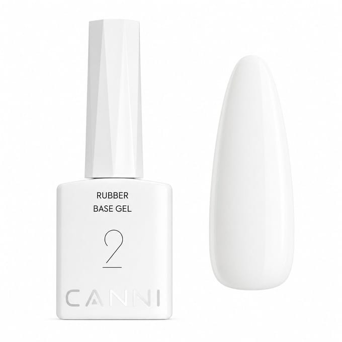 Canni - Rubberbase - 10 ml - HEMA-vrij - TPO-vrij - Rubber base - Rubber base coat - Rubber base gellak - Rubber base gel - Rubberbase gellak - Rubberbase clear