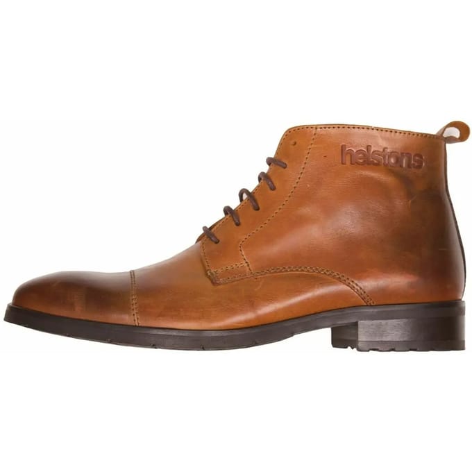 Aniline leren motor sneakers Helstons heritage