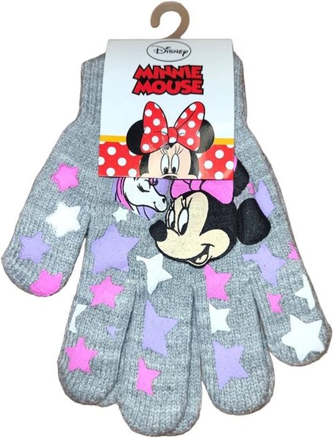 Minnie Mouse- handschoenen Disney Minnie Mouse - 3-6 jaar - grijs