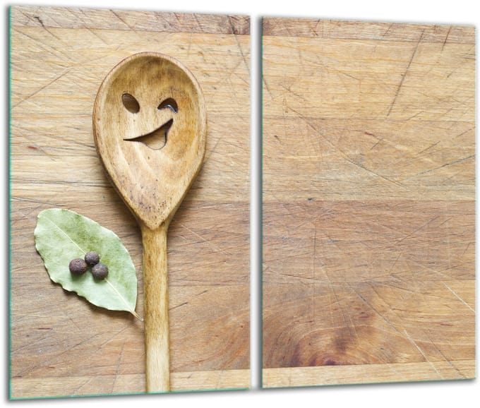 TMK ArtDeko - Snijplank - Glas - 2x30x52 cm - Inductiekeukens