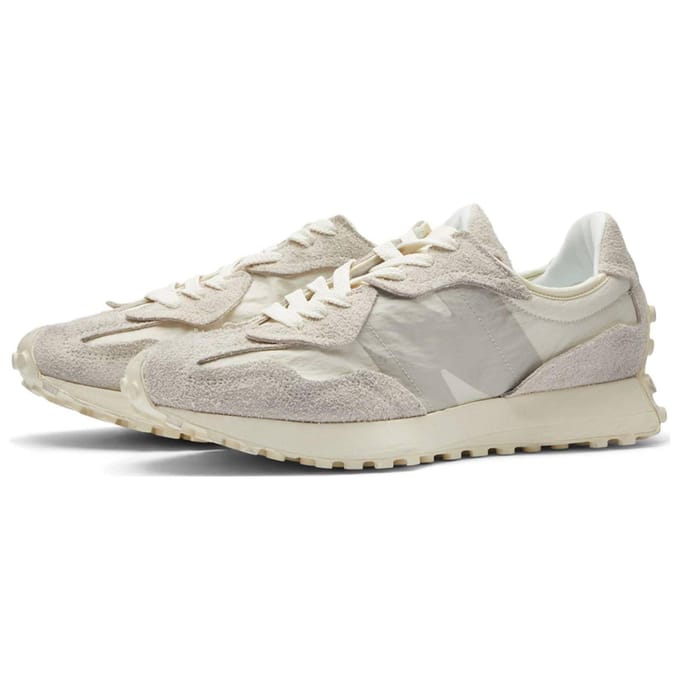 New Balance 327 Sel Marin Angora Baskets Unisexe Grises U327WCC 36 white
