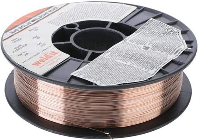 Massieve Lasdraad - Koolstofstaal Draad - Metaal Verbindingen - 0.024 Inch Diameter - 4.5 kg