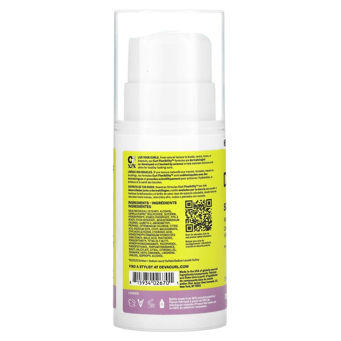 DevaCurl, Supercream, Versterker Verrijkt met Kokosnoot, 5.1 fl oz (150 ml) yellow