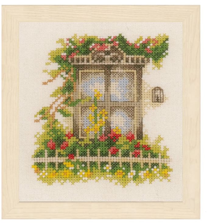 Telpakket kit Raam met bloembak  - Lanarte - PN-0162523