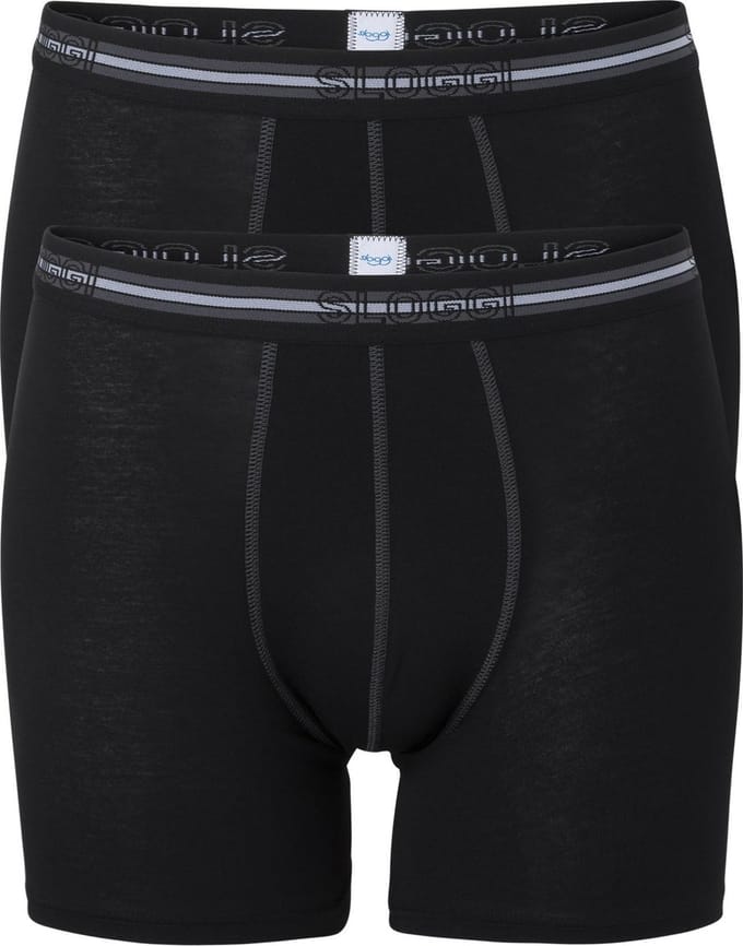 Sloggi Lange short - 2 Pack Noir - SHO 2P MATCH BLA H - S