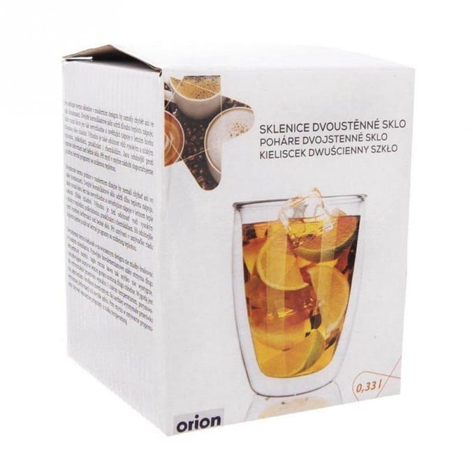 Orion - Thermische Glas - 330ml - Dubbelwandig - Borosilicaatglas