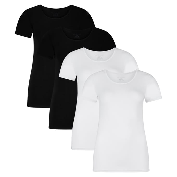 Bamboo basics T-shirt KATE Verpakking van 4