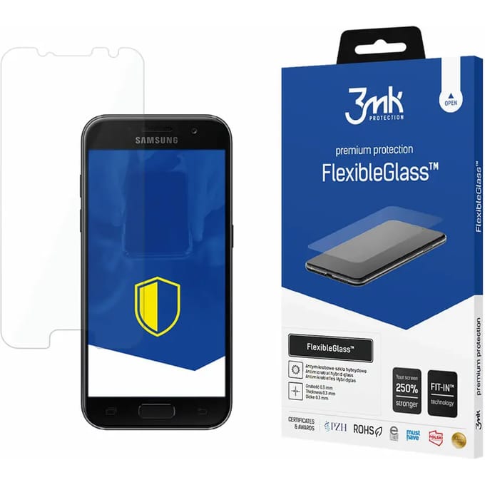 3mk Hybrid Glass FlexibleGlass for Samsung Galaxy A3 2017