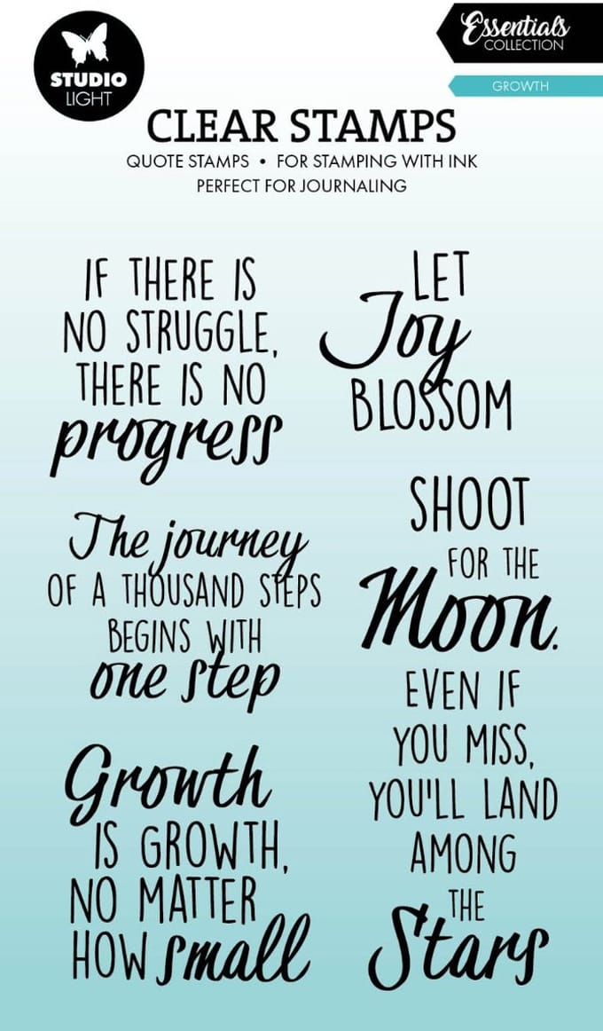 Clear stamps quotes Growth - Essentials nr. 926