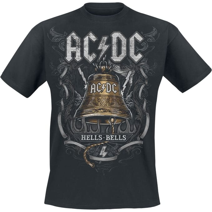 AC/DC T-shirt - Hells Bells - S tot 4XL - voor Mannen - zwart