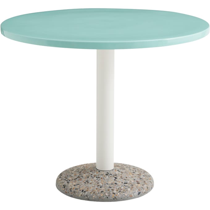 HAY Keramische Outdoortafel - light mint - Ø 90 cm