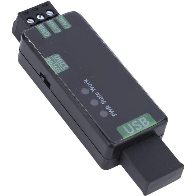 voor CANable 2.0 Pro S USB CAN Analyzer Module met Beschermende Behuizing USB naar CAN Converter Module voor 3D Printer black