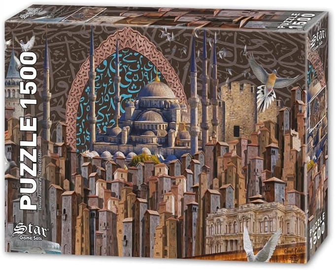 Stedenpuzzel 1500 - Landschap Puzzel - Ontspanning Thuis - Kwaliteit Karton - 85 x 60 cm - Kleurrijk