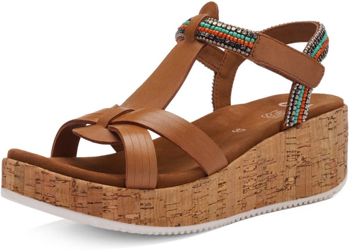 Sandalen met sleehak Ara Sandalen