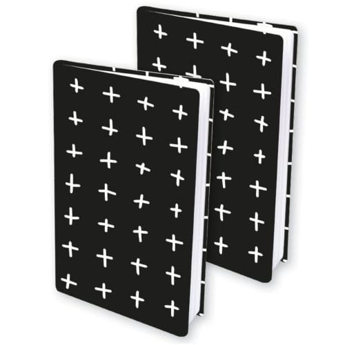 Zwart Plus Rekbare boekenkaft - A4 - 2 stuks