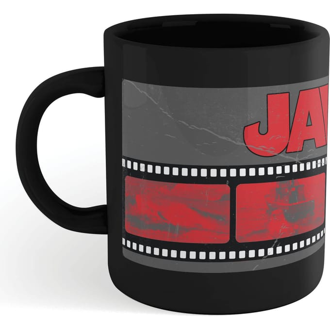 Jaws Film Reel Mok - Zwart