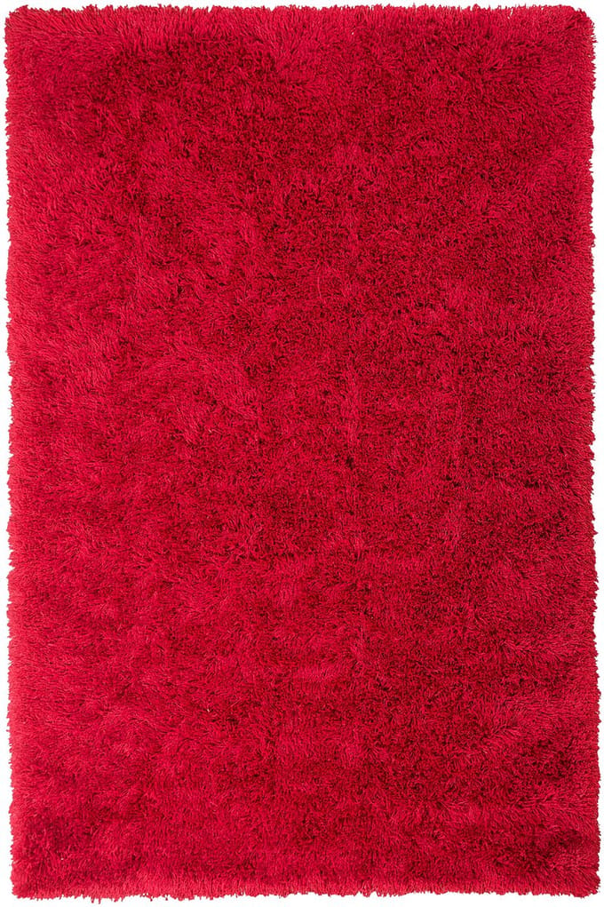 CIDE - Shaggy vloerkleed - Rood - 200 x 300 cm - Polyester