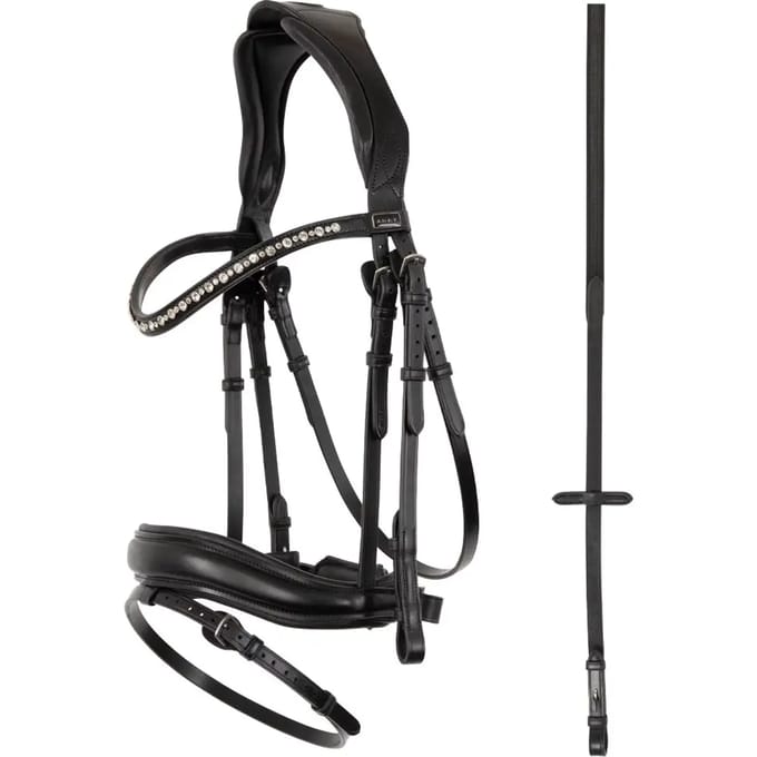 Engels gecombineerd rijhalster met anatomische neusriem ANKY Comfort line
