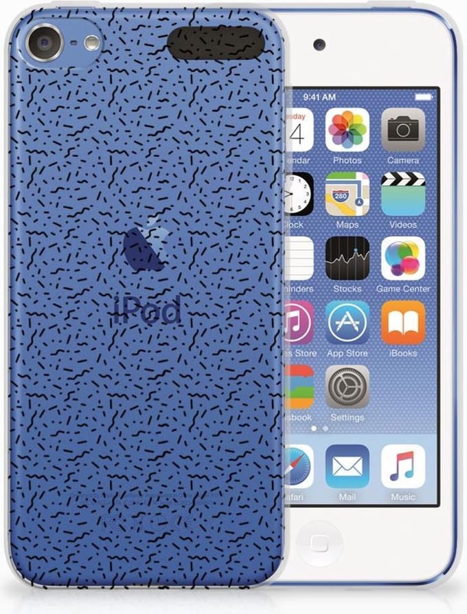 Back Cover voor Apple iPod Touch 5 | 6 TPU bumper Stripes Dots