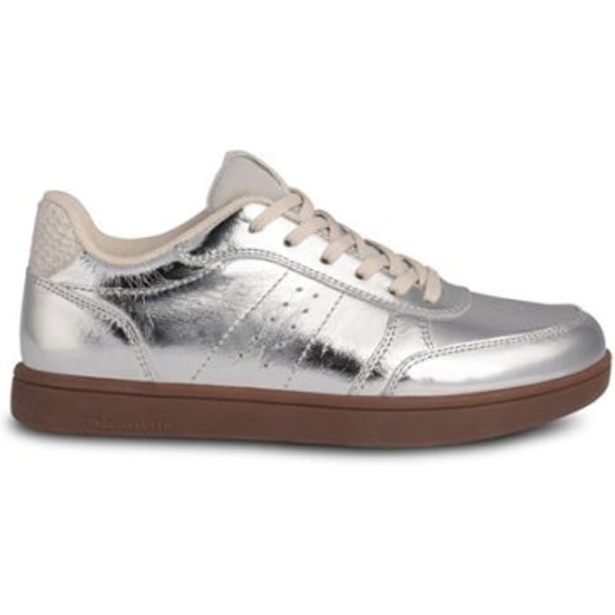 Woden Bjork Leather Silver size 39 | Sneakers Outlet | Women | Gray