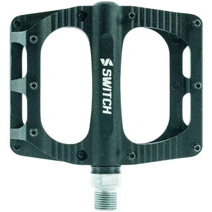 Paar aluminium pedalen met draadstiften Switch Freeride
