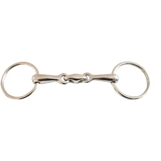 Dubbele snaffel paardenbit T de T