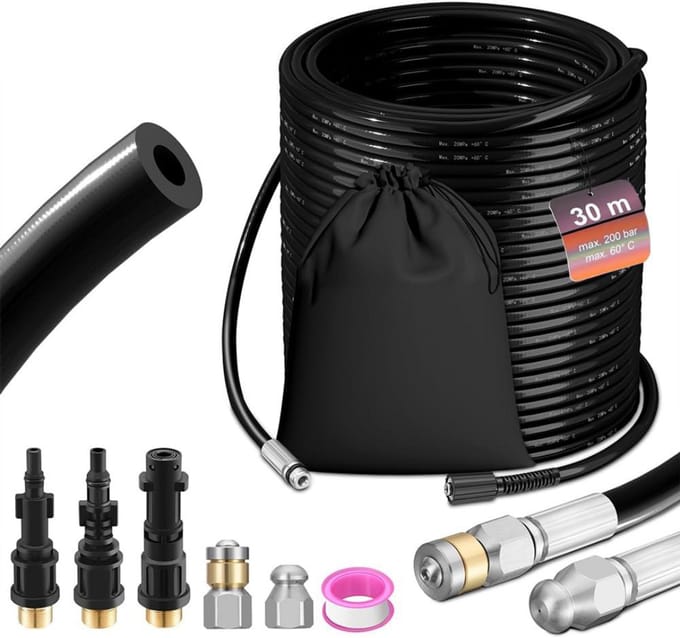 ApexArte® Rioolrat - Rioolreinigingsset - Rioolveer - Rioolslang