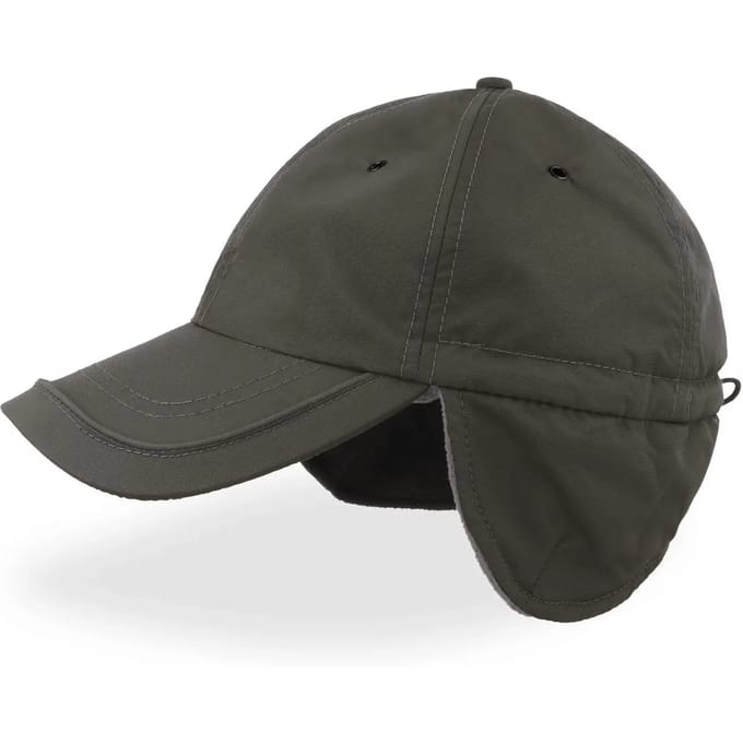 Atlantis Headwear Techno Flap Cap Recycled AT417 - Dark Grey - One size