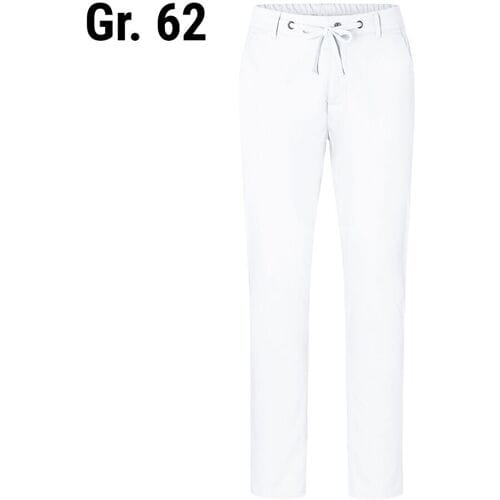 (6 stuks) KARLOWSKY Heren Modern Stretch Chino Broek - Wit - maat: 62