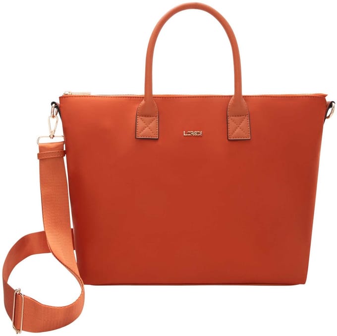 L.CREDI handtas schoudertas Pura Handbag Burned Orange terracotta