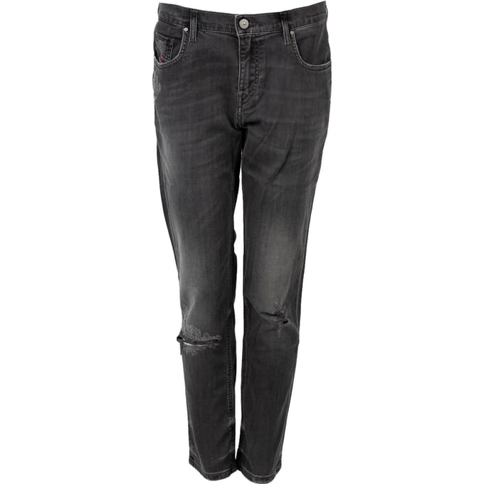 Diesel Jeans Belthy-Ankle-D Vrouw zwart