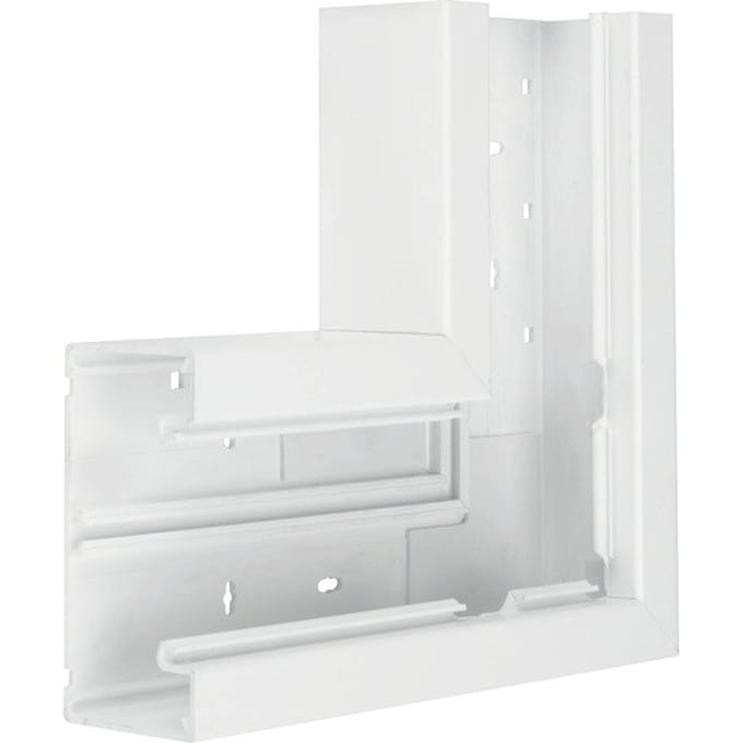 Hager BR6513059016 Vlakke winkelhaken Vlakke winkelhaken (b x d) 130 mm x 68 mm Wit 1 stuk(s)