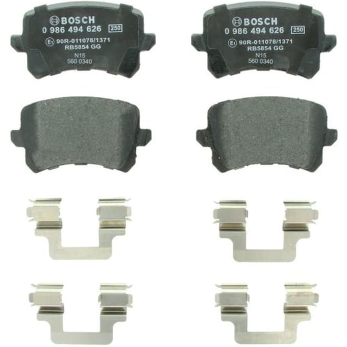 Remblokset BOSCH 0 986 494 626, achter