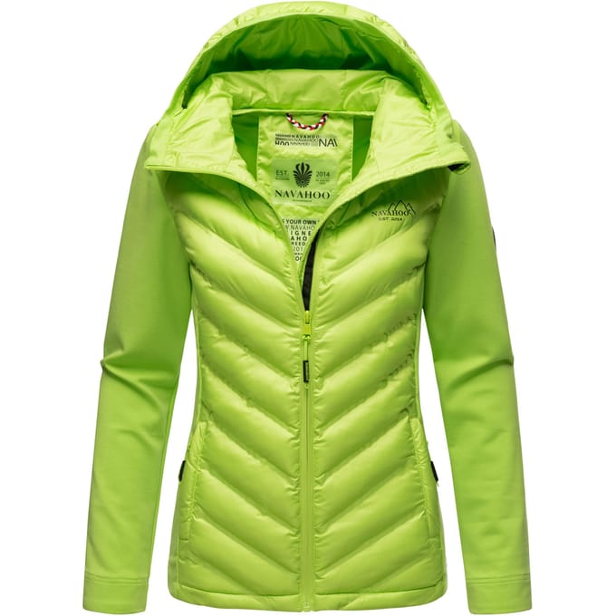 Navahoo Dames Gewatteerde Jas Nimm mich mit – Getailleerd, Stijlvol & Comfortabel met Capuchon