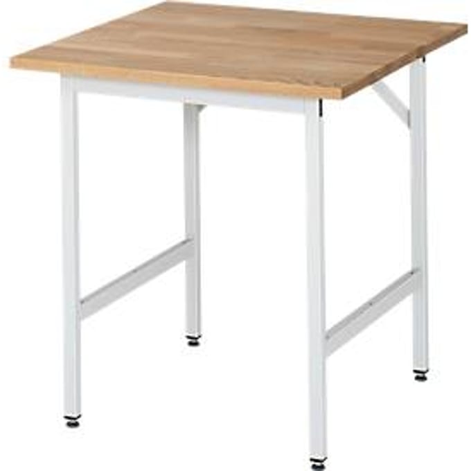 RAU werktafel, beuken blad, 750 x 1000 x 800-850 mm