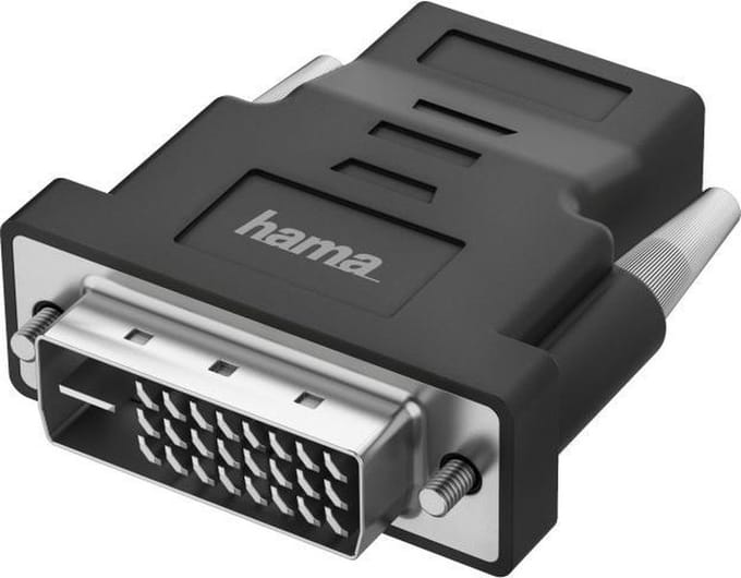 Hama Video-adapter DVI-stekker - HDMI™-aansluiting Ultra-HD 4K