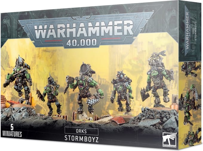 Beeldje Games Workshop Warhammer 40k - Orks Stormboyz 2018