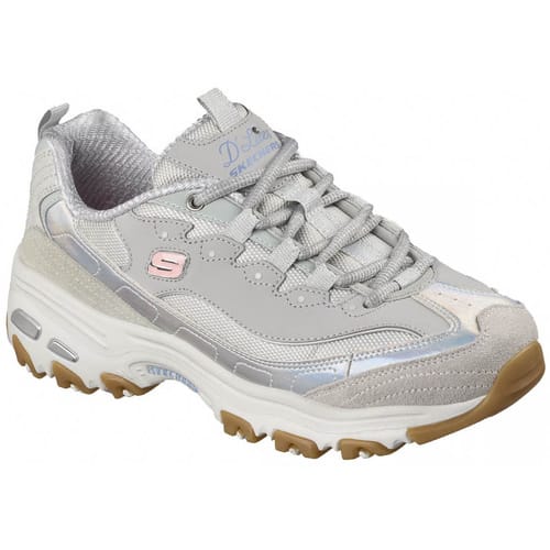Skechers D Lites Sneakers - Dames - Grijs