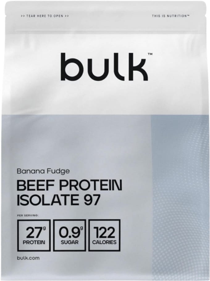 Bulk Beef Protein Isolate 97 (1000g) Banana Fudge - Eiwitten - Rund-eiwit